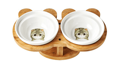 Keramik-Katzenschüssel